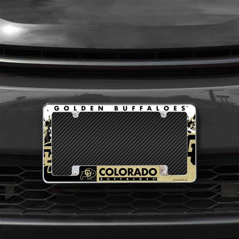 Colorado Buffaloes Primary Chrome License Plate Frame