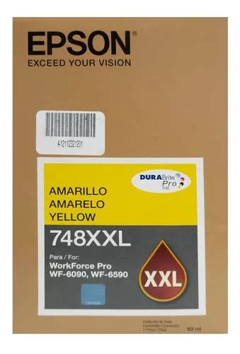 Cartucho Epson Xxl Amarillo Wf Wf Durabrite Fac Env O Gratis