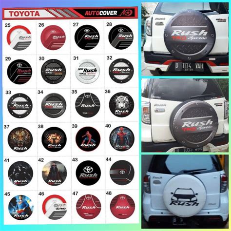 Jual Cover Ban Serep Mobil Toyota Rush Custom Katalog Shopee Indonesia