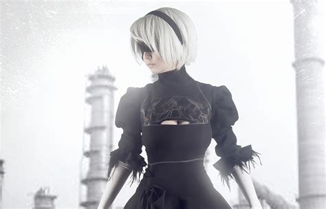 1400x900 Nierautomata Cosplay Girl 4k 1400x900 Resolution Hd 4k