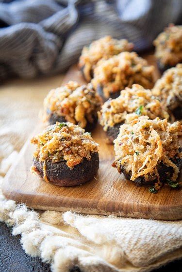 Garlic Parmesan Stuffed Mushrooms Recipe Live Kind Love