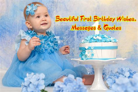 85 Beautiful Happy First Birthday Wishes For Baby Girl Boy