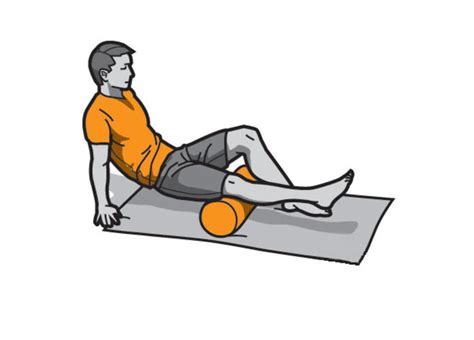 Foam Roller Cartoon Image Hamstrings A Singletrack Mind