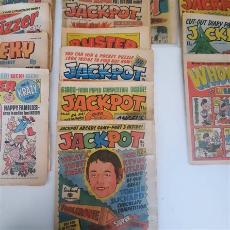 44 Vintage British Comics And 1 Annual 1974 Onwards Etsy