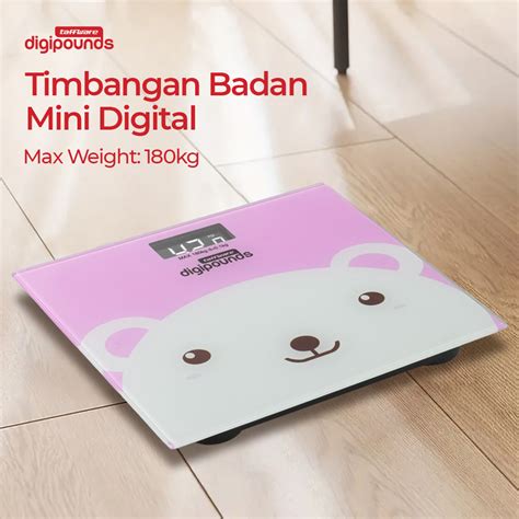 Taffware Digipounds Timbangan Badan Digital Scale Battery 180kg SC 01