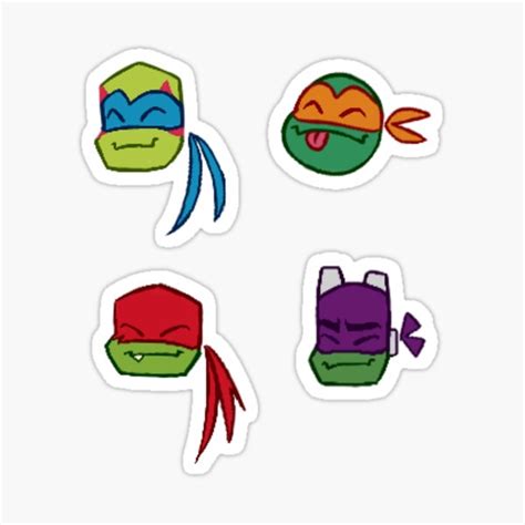 Rise Turtles Sticker For Sale By Anitasafonova Redbubble