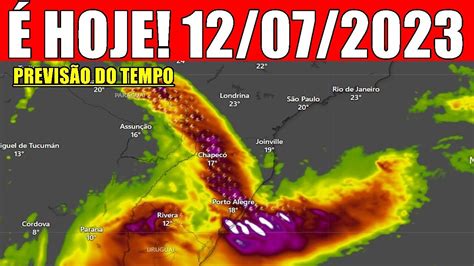 ALERTA Tempestade VENDAVAL 12 07 2023 YouTube