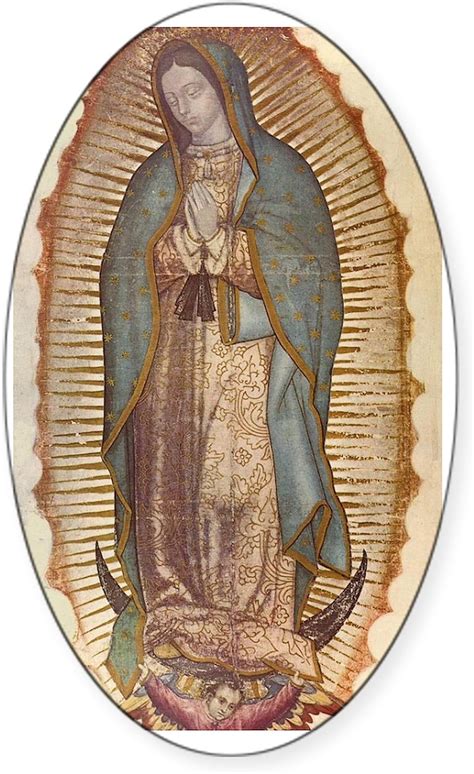 Amazon Our Lady Of Guadalupe Tilma Replica Sticker Bumper Sticker