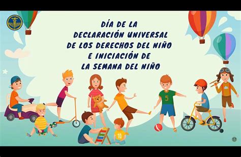 Día De La Declaración Universal De Los Derechos Del Niño Colegio