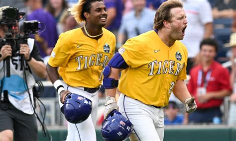 Lsu Baseball Tigers Beat Wake Forest Force Extra Game In Cws Semis