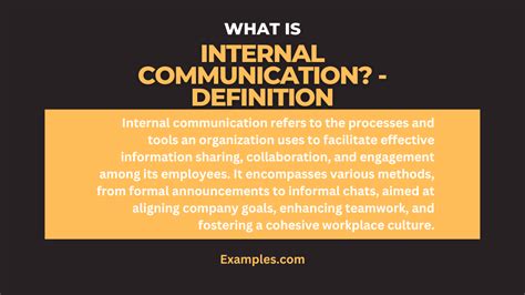 Importance Of Internal Communication Examples