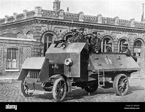 British Armoured Vehicle First World War 1914 1918 C1920 Artist