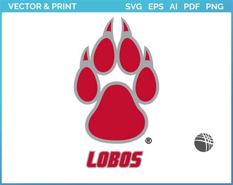 New Mexico Lobos Secondary Logo 2021 College Sports Vector Svg