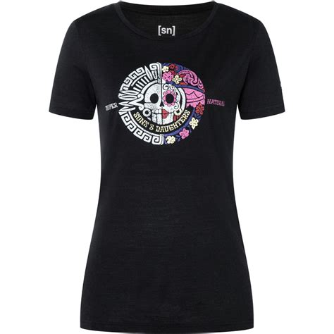 Super Natural Damen Santa Muerte T Shirt Archiviertes Produkt Bergzeit