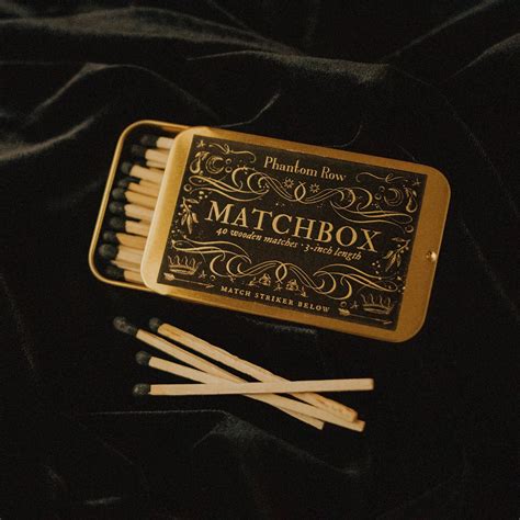 The Matchbox Candle Accessories Matchbox Candle Gift