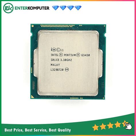 Intel Pentium G3430 3 3Ghz Cache 3MB Tray Socket LGA 1150 Haswell