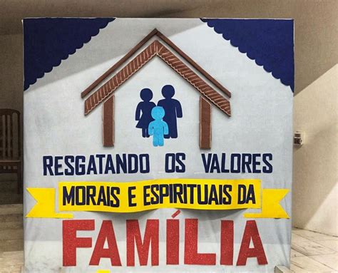 Painel Fam Lia Culto Da Fam Lia Familia Projeto De Deus Cartazes