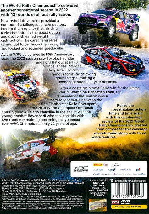 WRC FIA World Rally Championship Review 2022 DVD Neuheiten Blu