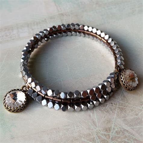 Sea Urchin Memory Wire Bracelet