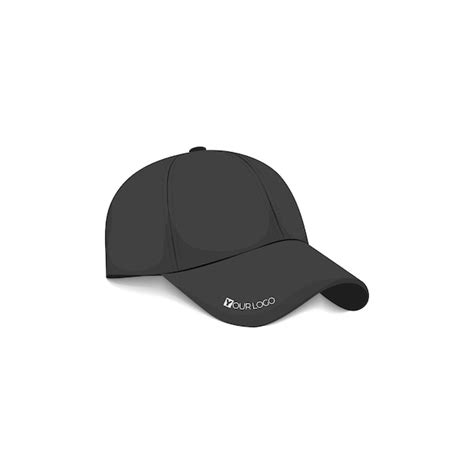 Gorra De Visera En Dise O De Color Negro Para Dise O De Plantilla De