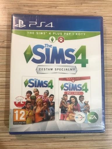 Sims 4 dodatek Psy i Koty PL Nowa Folia PS4 PS5 Rzeszów Kup teraz