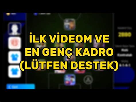 En Gen Oyuncularimla Kadro Kurdum Lk V Deo Youtube