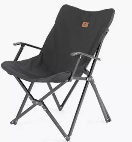 Кресло туристическое Naturehike складное, черное, до 120 кг купить в ...