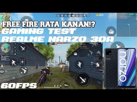 NO LAG GAMING TEST REALME NARZO 30A FREE FIRE BATTLEGROUND YouTube