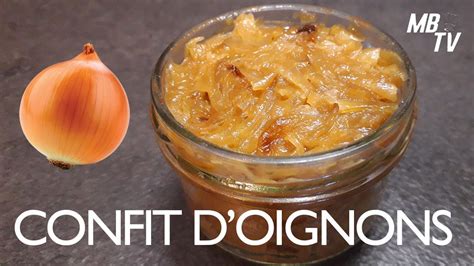 Recette Confit D Oignons Youtube