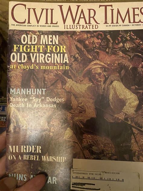 Civil War Times Illustrated Magazine—october 1997 Issue Ebay