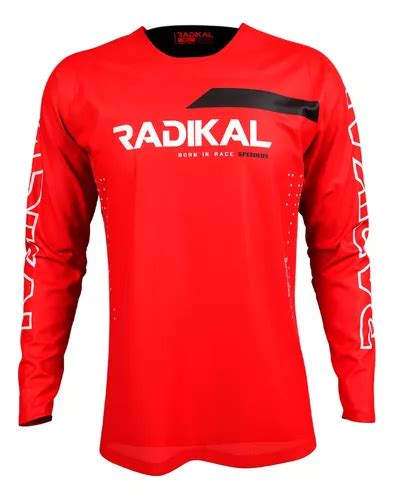 Jersey Downhill Signature Rojo Radikal Racing Dh Mtb