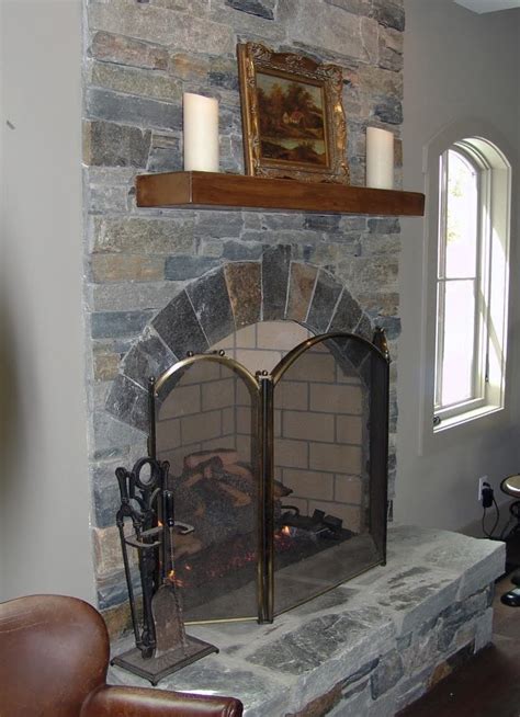 Brighton Kirkland Shadow Vista Real Thin Veneer Fireplace Quarry Mill