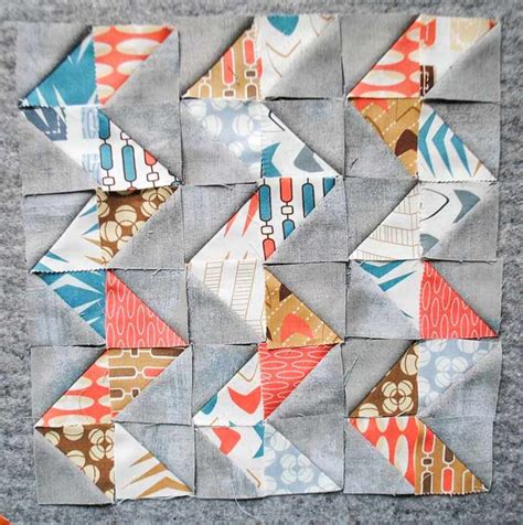 4 Creative Quilt Blocks Using Hsts Triangle Quilt Quilts Half