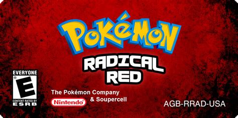 Pokemon Radical Red Custom Label By Yosoo5000 On Deviantart