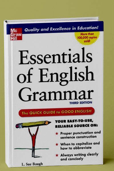 Essentials Of English Grammar A Quick Guide To Good English Artofit