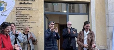 Inauguration du point justice de Verrières le buisson CDAD 91