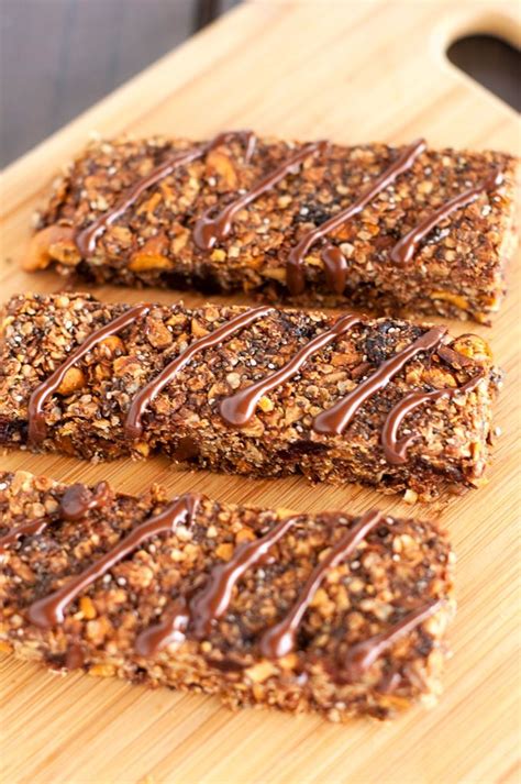 Quinoa Chia Seed Protein Bars Recipe Healthy Vegan Snacks Healthy