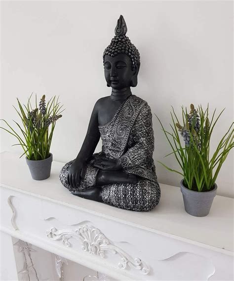 Bouddha assis pour l intérieur et l extérieur résistant au gel