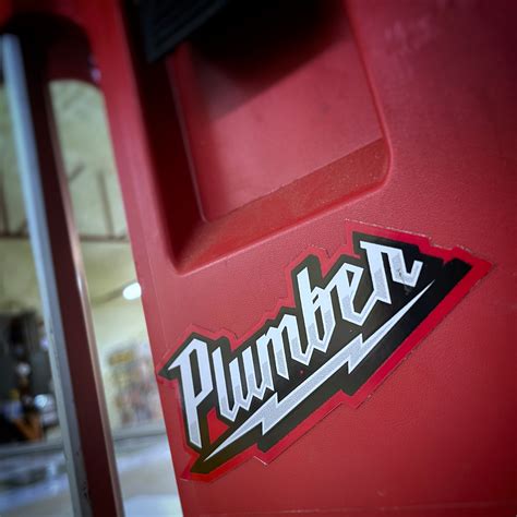 Plumber 2 Pack Stickers
