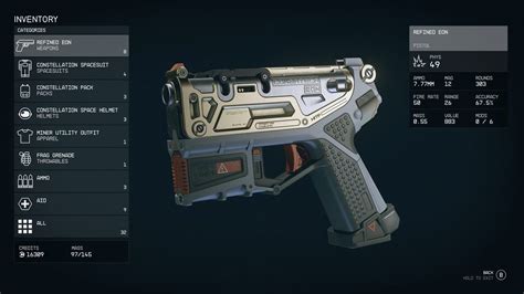 Starfield Refined Eon Pistol Deltias Gaming