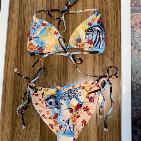 Agua Bendita Bikini Bought In Colombia Embroidery Depop