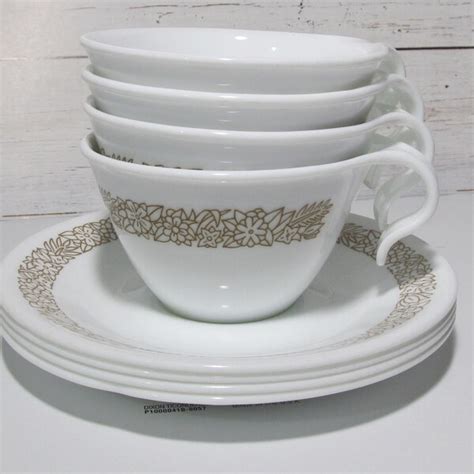 Corelle White Coffee Cups Etsy