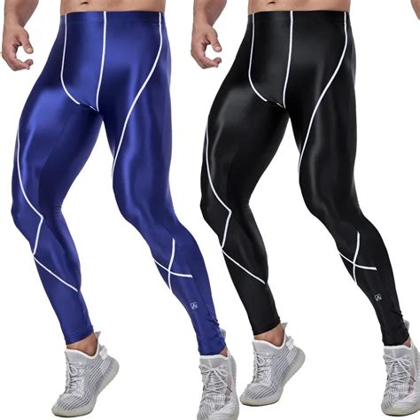 Cal As Justas Sexy Gloss Para Homens Leggings Fitness Leggings