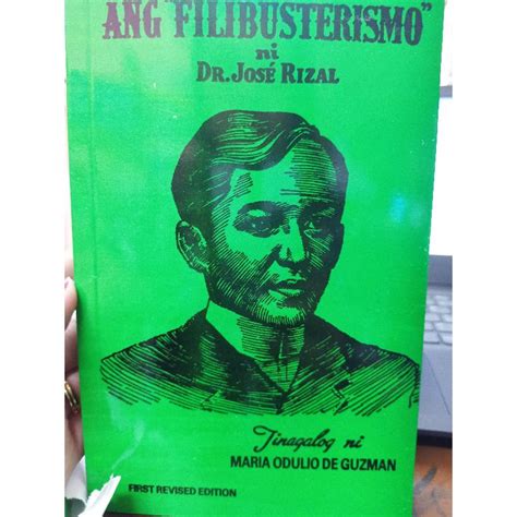 Ang Filibusterismo Ni Dr Jose Rizal By De Guzman Shopee Philippines