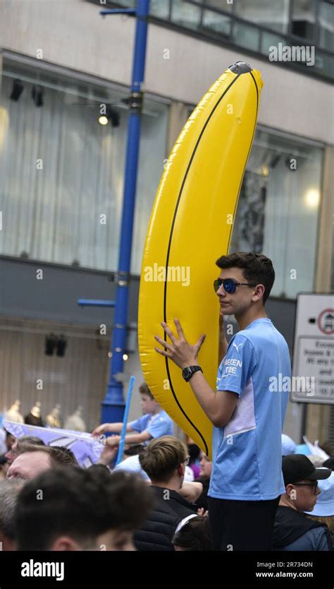 Man City Inflatable Banana Hi Res Stock Photography And Images Alamy