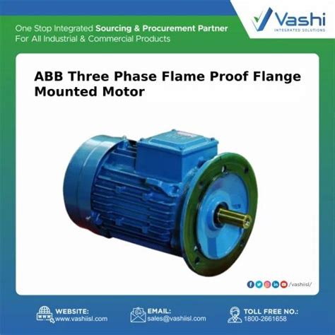 Abb Three Phase Flame Proof Flange Mounted Motor At Best Price In Thane