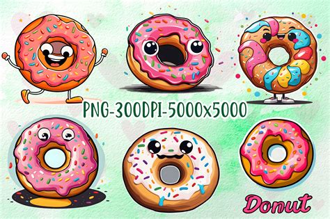 Cute Donut Graphic by SR Design · Creative Fabrica