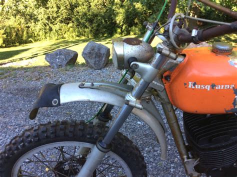 1972 Husqvarna 400 Cr Cr400 Motorcycle Mx Ahrma Vintage Dirt Bike With