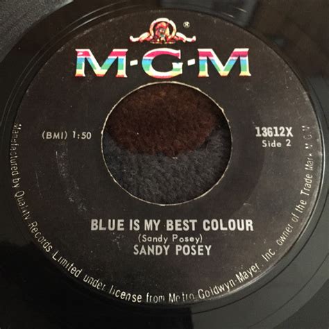 Buy Sandy Posey Single Girl Blue Is My Best Color 7 Single