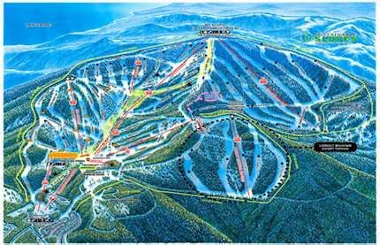 Northstar at Tahoe Piste map | Northstar at Tahoe ski area map ...